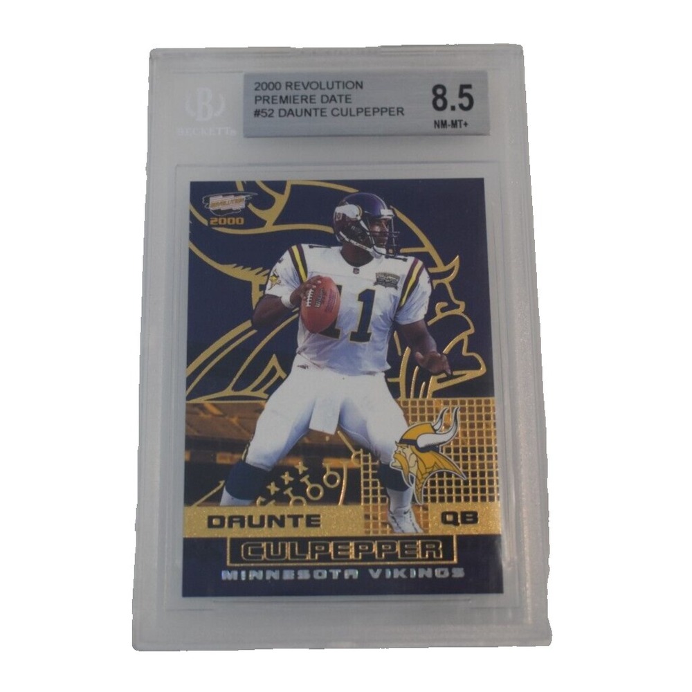 2000 Pacific Revolution Premiere Date /85 Daunte Culpepper #52 BGS 8.5 NM-MT+